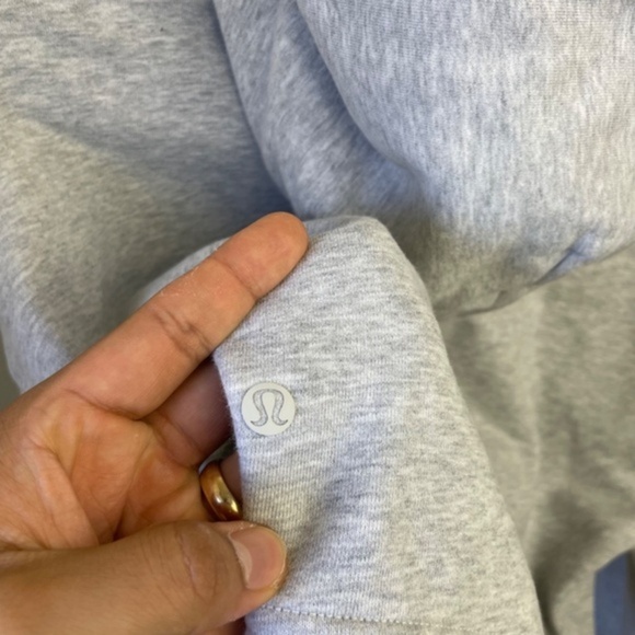 Lululemon Warm Down Hoodie Heathered Vapor - Picture 10 of 12